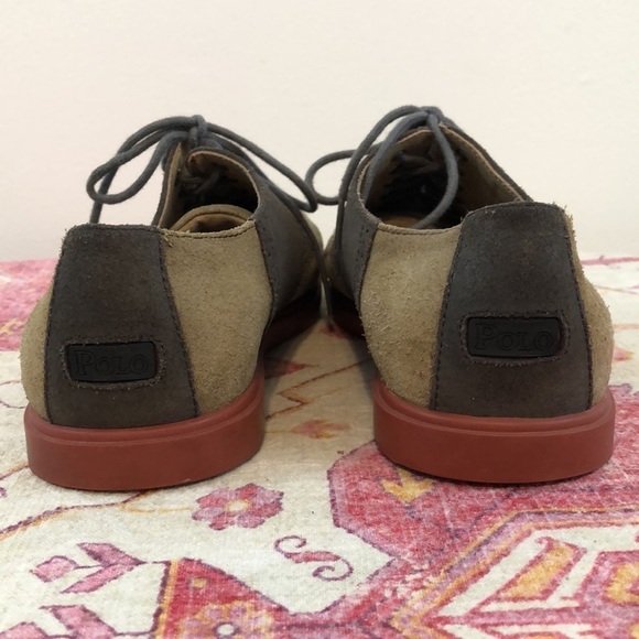 Vintage Polo Ralph Lauren Orrick Saddle Oxford Gatsby Style Shoes Size 7D - Picture 5 of 13